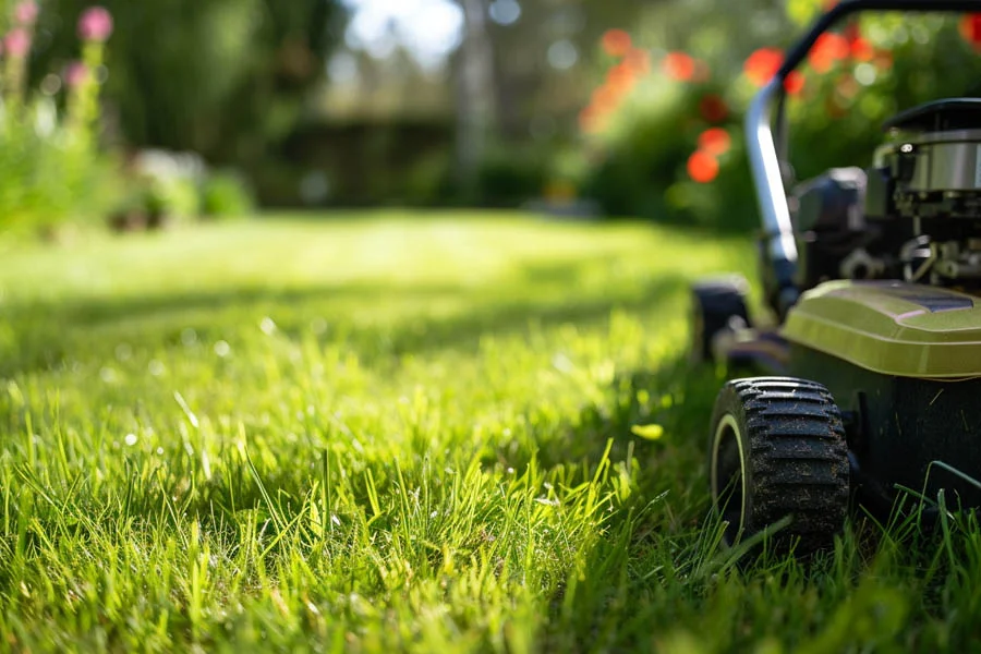 self propelled battery powered lawn mower