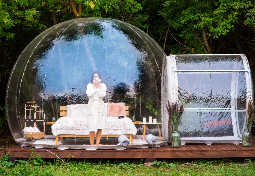 big transparent camping inflatable bubble tent